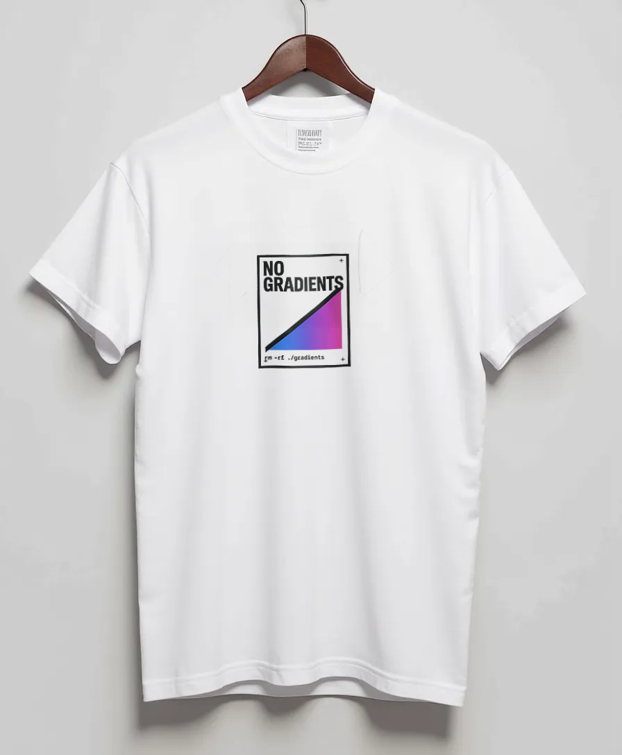 White T-Shirt with graphic Brutal Reset