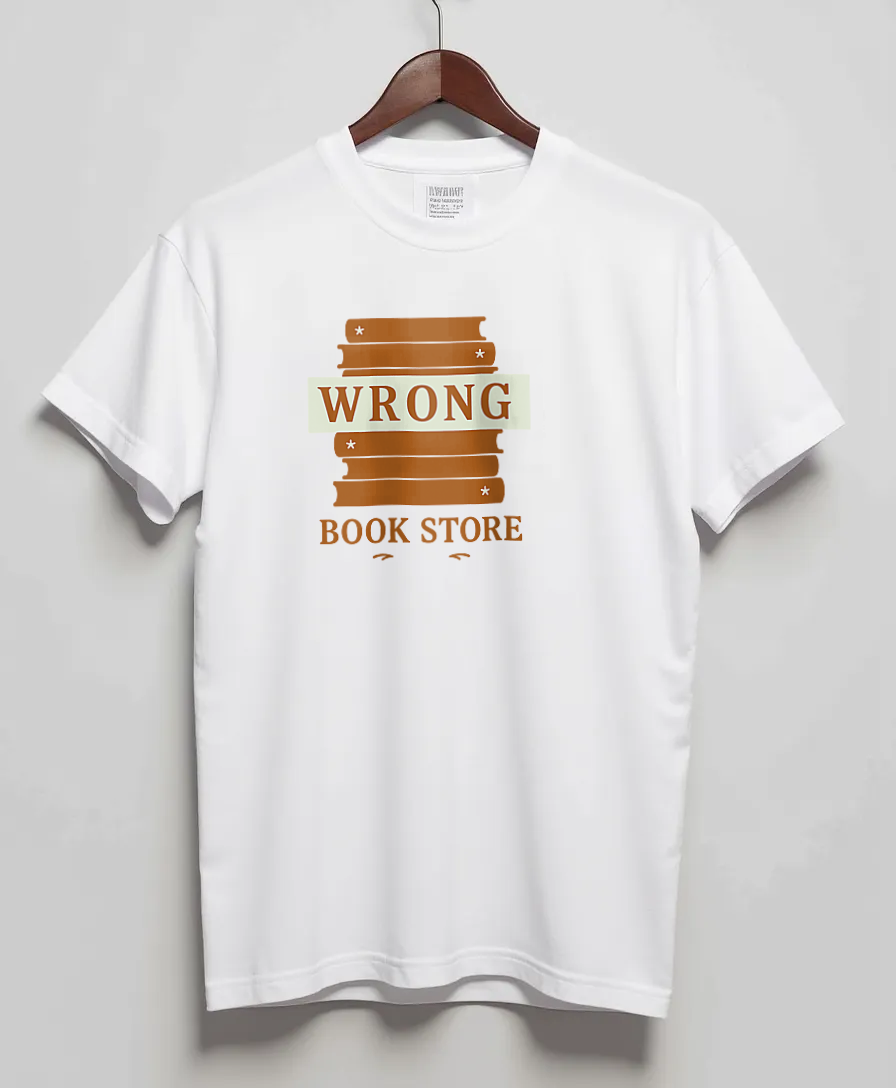 White T-Shirt with graphic Spines & Asterisks