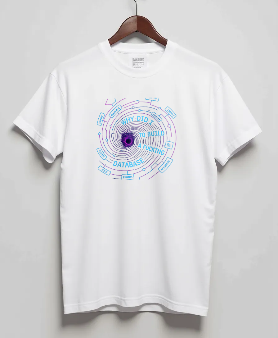 White T-Shirt with graphic Schema Spiral