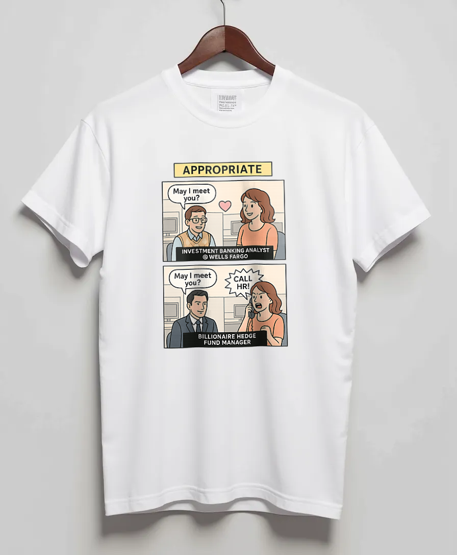 White T-Shirt with graphic May I meet you