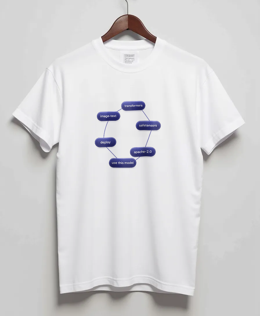 White T-Shirt with graphic Badge Constellation