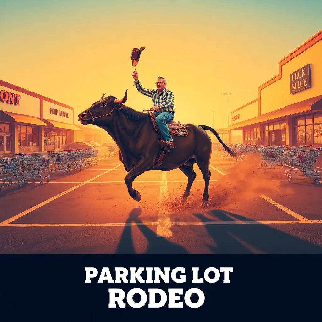 Design graphic: Parking Lot Rodeo