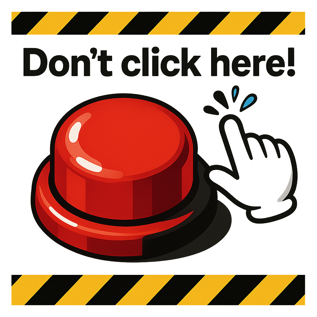 Design graphic: Forbidden Button