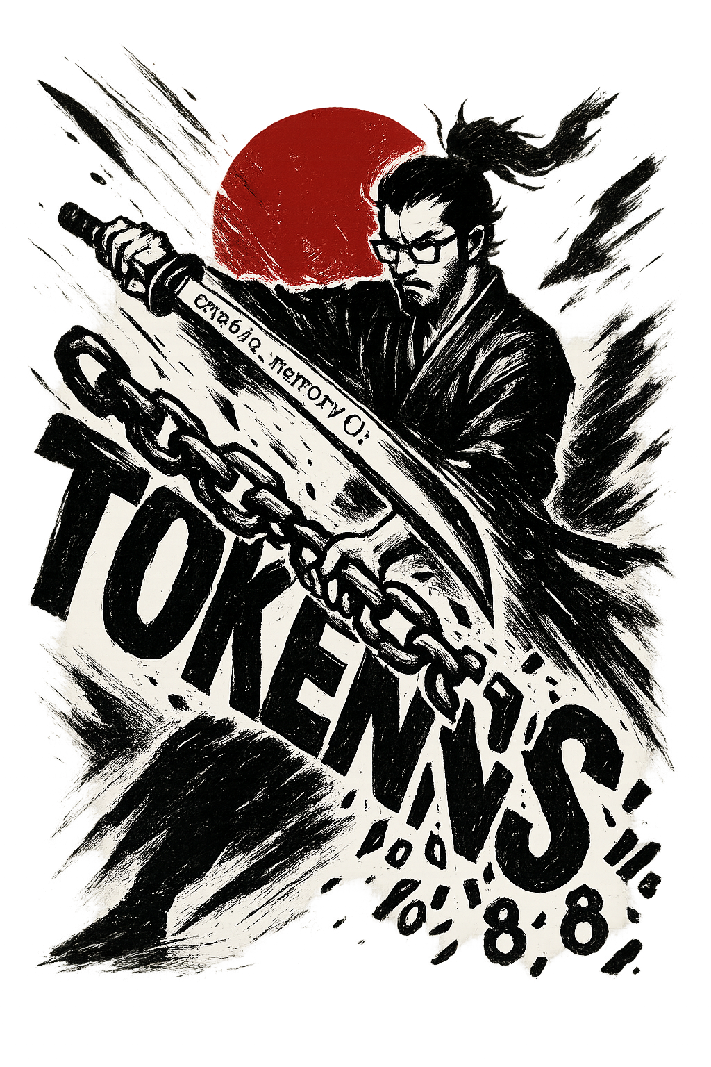 Design graphic: One-Line Katana