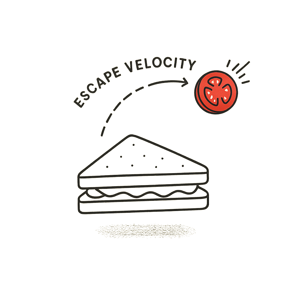 Design graphic: Escape Velocity