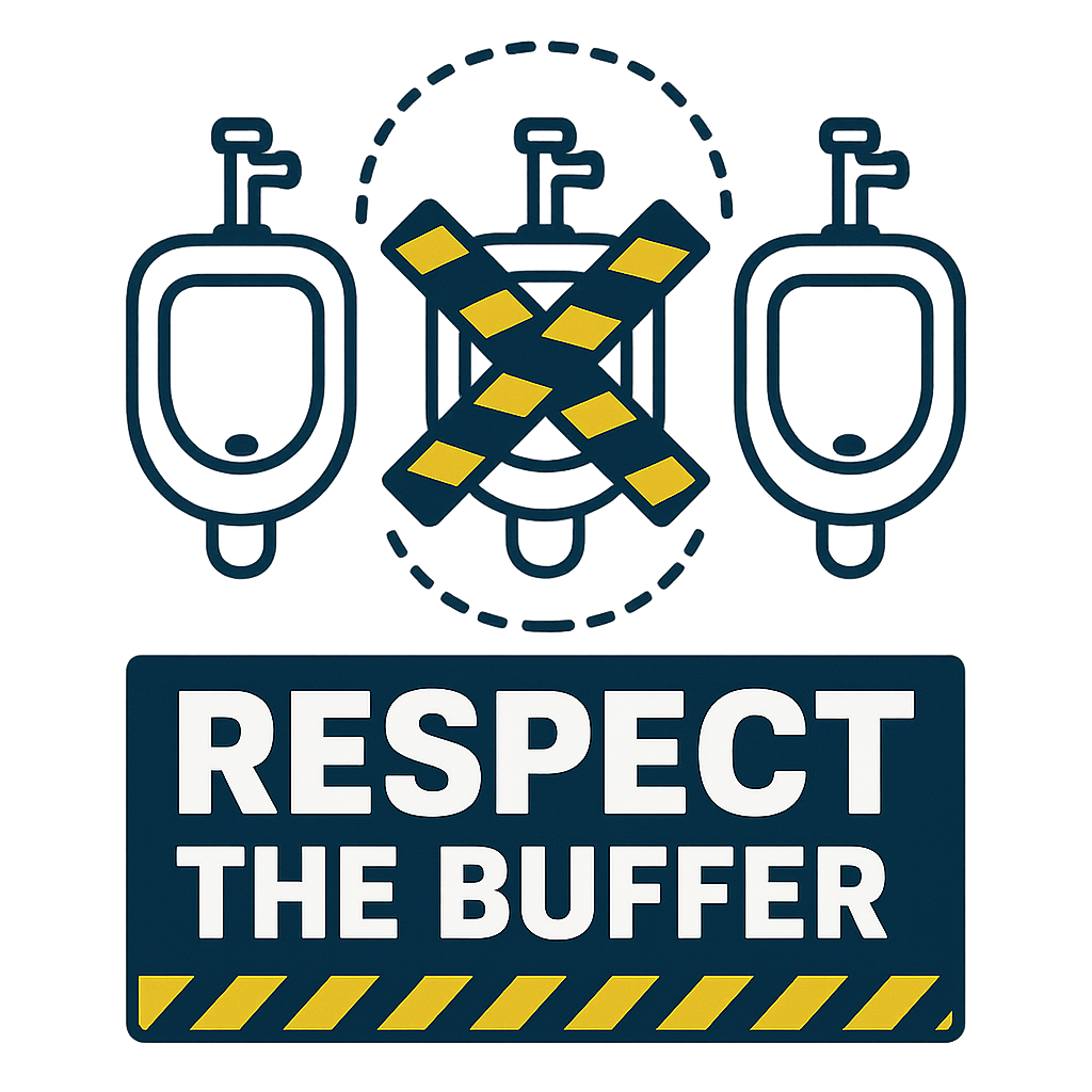 Design graphic: Respect The Buffer
