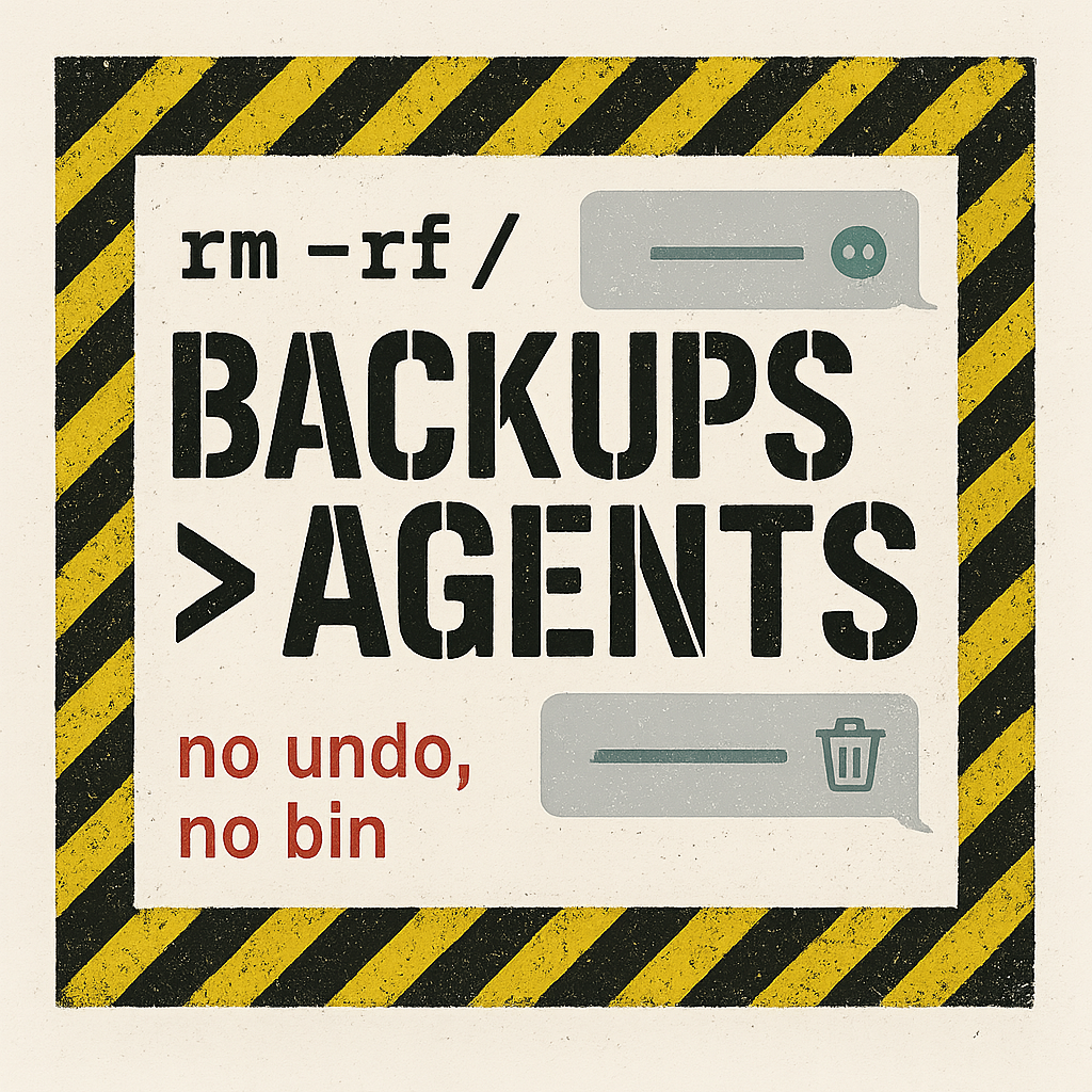 Design graphic: Backups > Agents