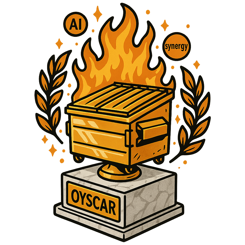 Design graphic: Golden Dumpster