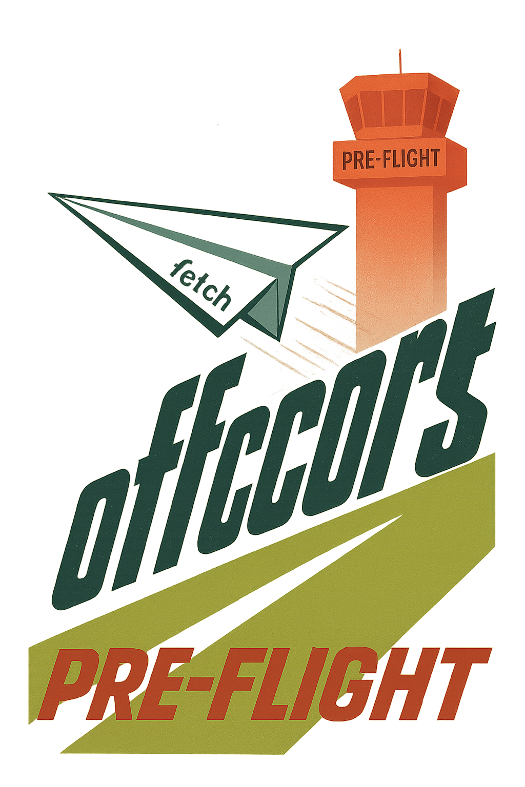 Design graphic: Skip Preflight Jet