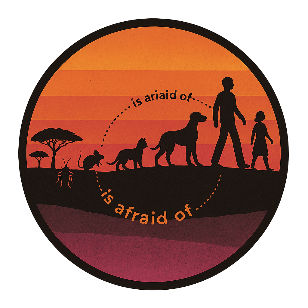 Design graphic: Sunset Circle Life