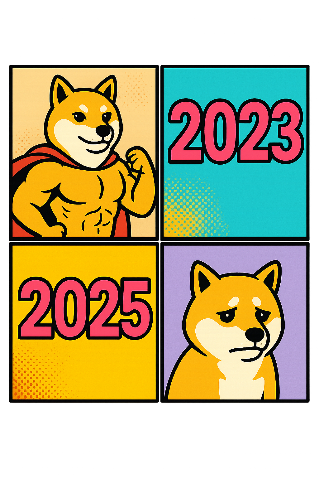 Design graphic: Pop Art Diptych