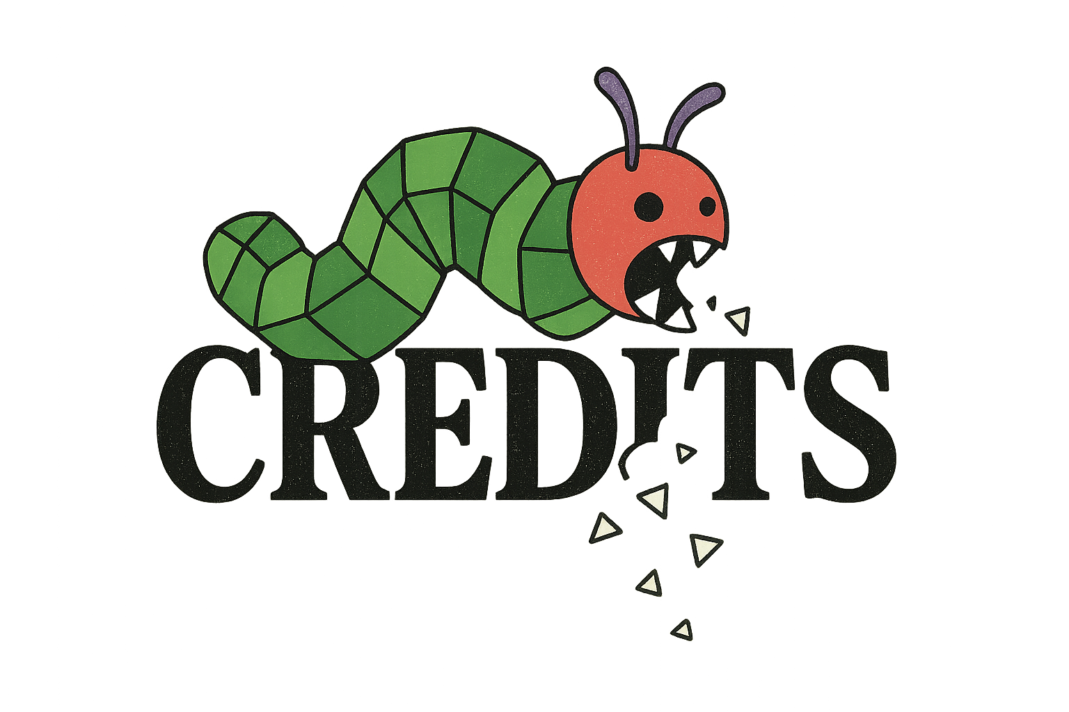 Design graphic: Hungry For Credits