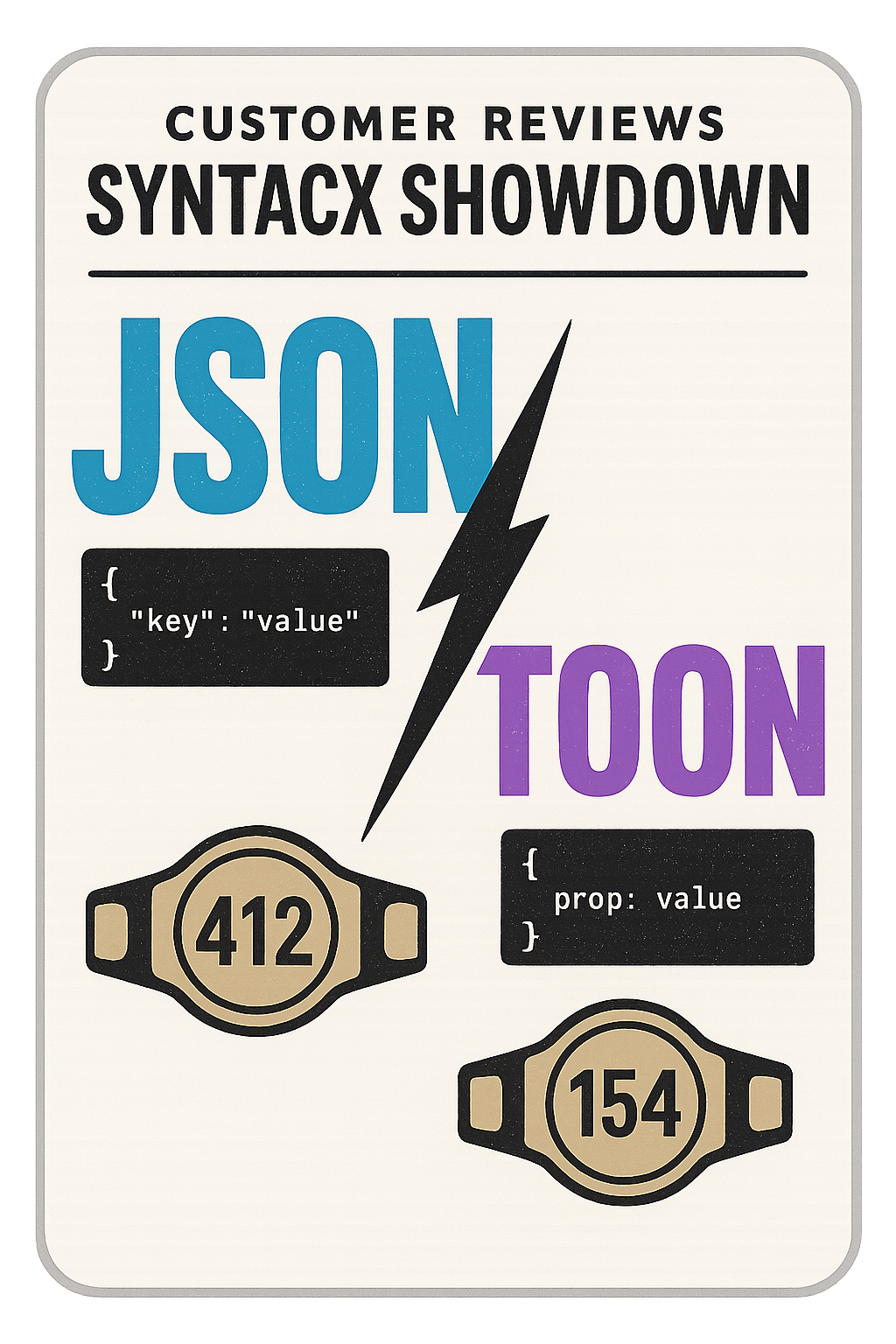 Design graphic: Syntax Showdown