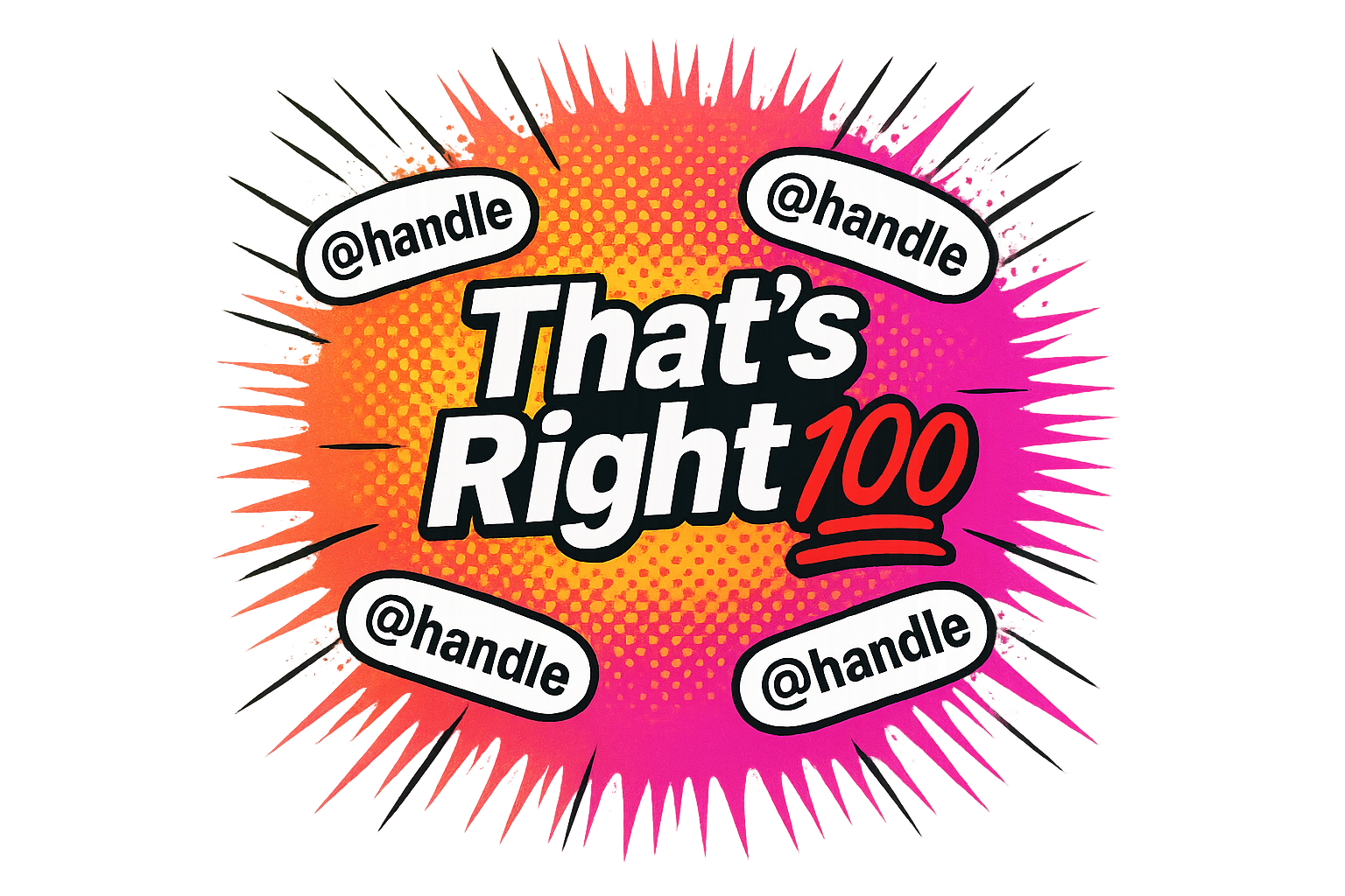 Design graphic: Mentions Power Burst