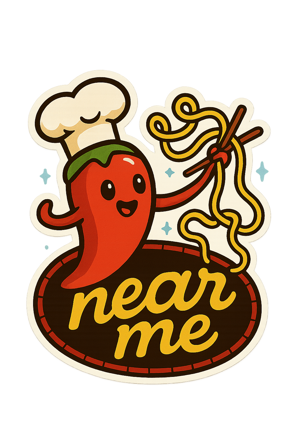 Design graphic: Long-Tail Noodles