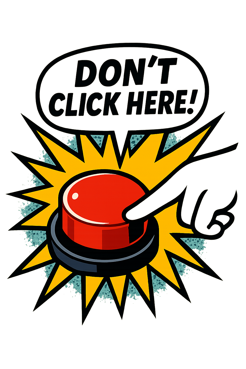 Design graphic: Forbidden Button Pop